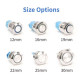 22MM Push Bottom - Led Switch - 15CM WIRE - Momentary - WK-PBS22Y - AZLED